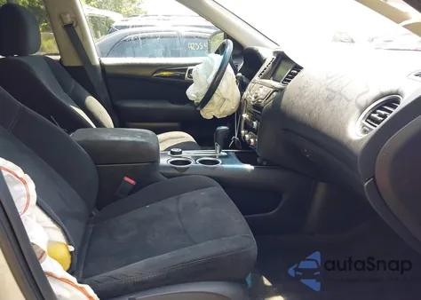 2015 Nissan Pathfinder S/Sv/Sl/Platinum из США, поврежденный, VIN 5N1AR2MM6FC707237